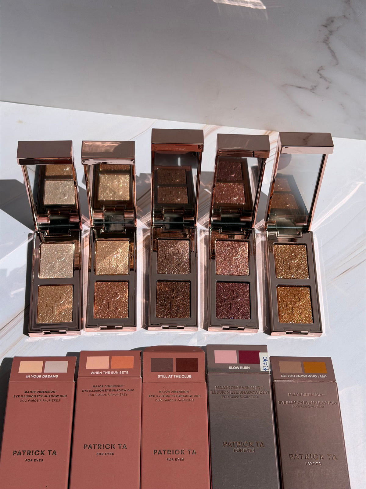 PATRICK TA- Major Dimension Eye Illusion Eyeshadow Duo- When the sun sets
