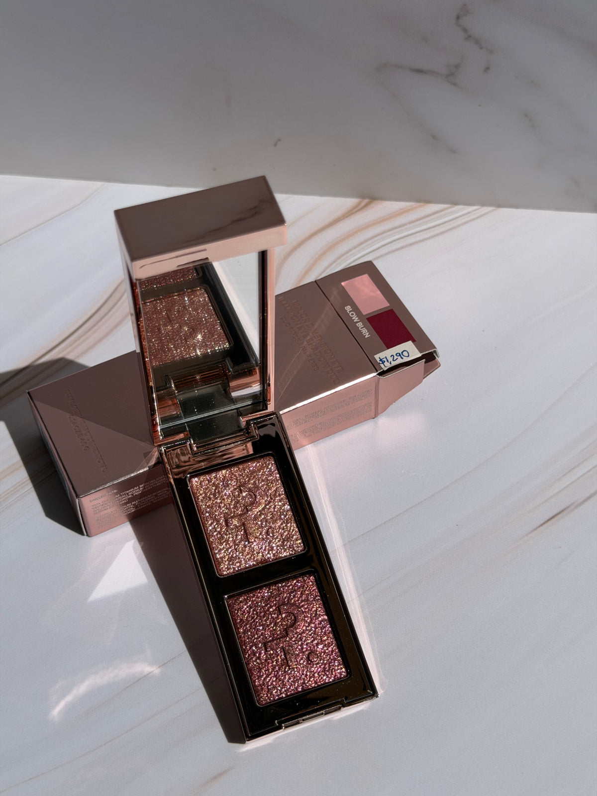 PATRICK TA-Major Dimension Eye Illusion Eyeshadow Duo tono- Slow Burn