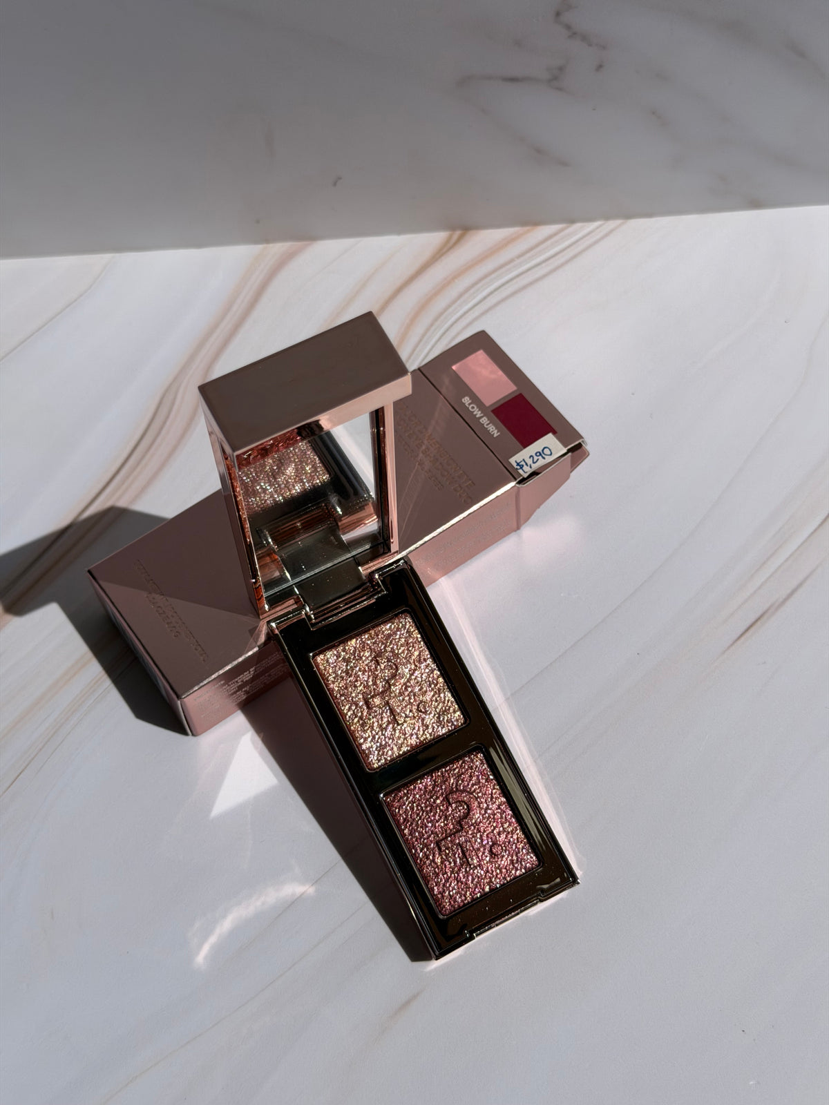 PATRICK TA-Major Dimension Eye Illusion Eyeshadow Duo tono- Slow Burn