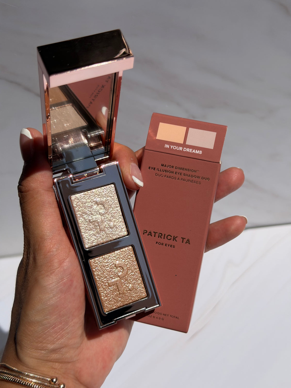 PATRICK TA-Major Dimension Eye Illusion Eyeshadow Duo Tono- In Your Dreams