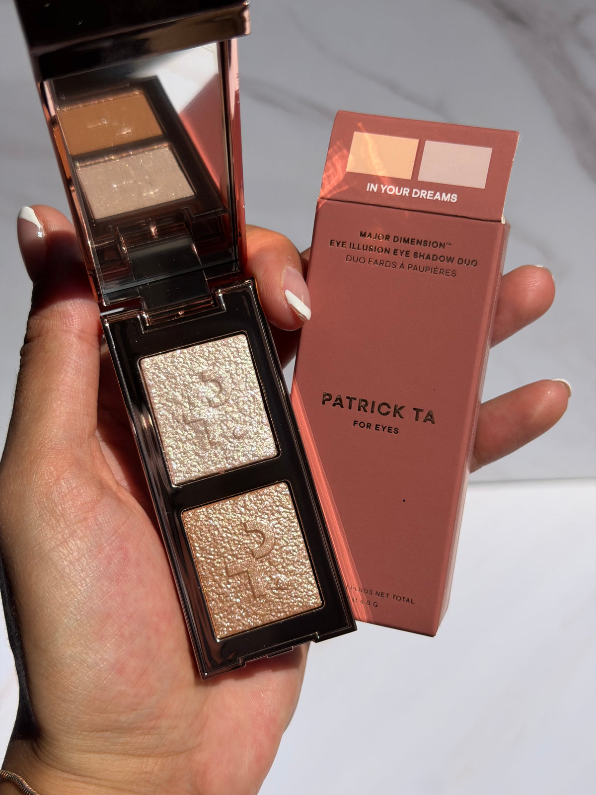 PATRICK TA-Major Dimension Eye Illusion Eyeshadow Duo Tono- In Your Dreams