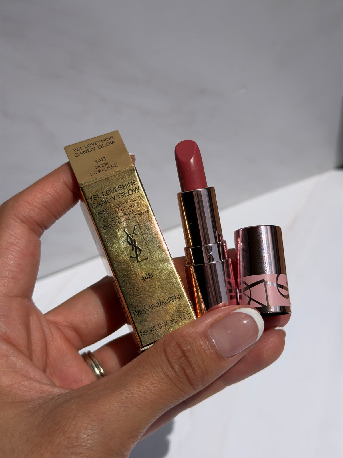 Mini YSL Loveshine Lip Oil Stick Tono- 44 Nude Lavalliere 1.3g