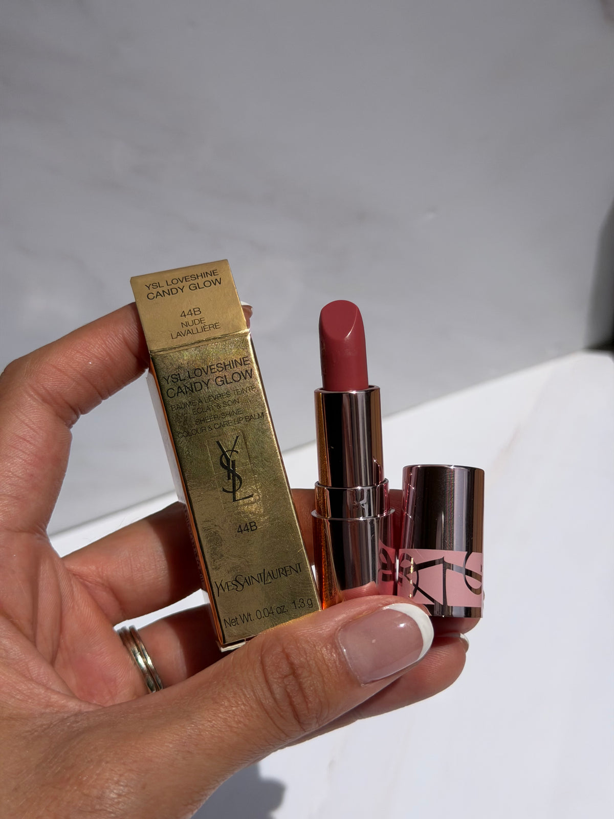 Mini YSL Loveshine Lip Oil Stick Tono- 44 Nude Lavalliere 1.3g