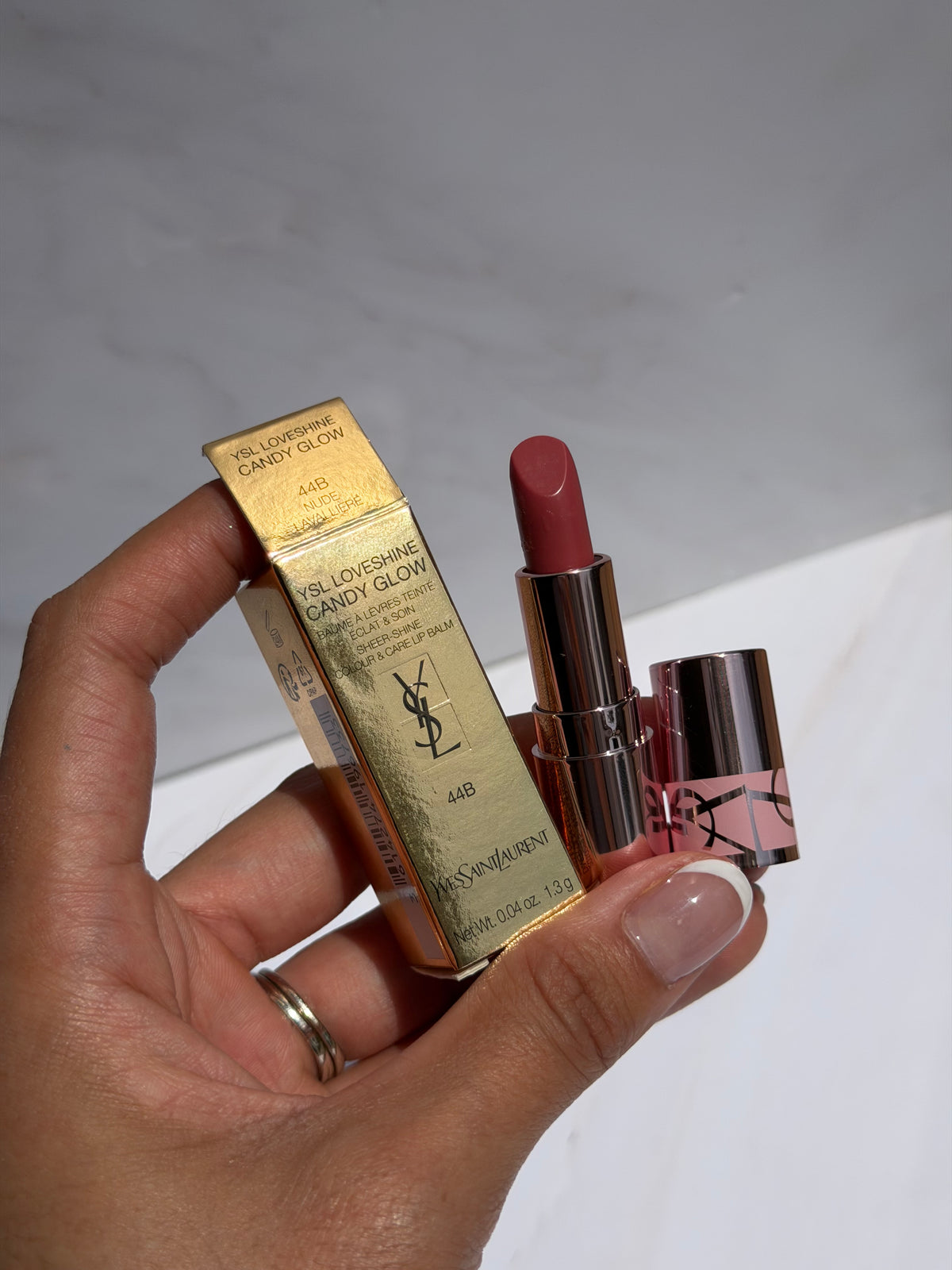 Mini YSL Loveshine Lip Oil Stick Tono- 44 Nude Lavalliere 1.3g