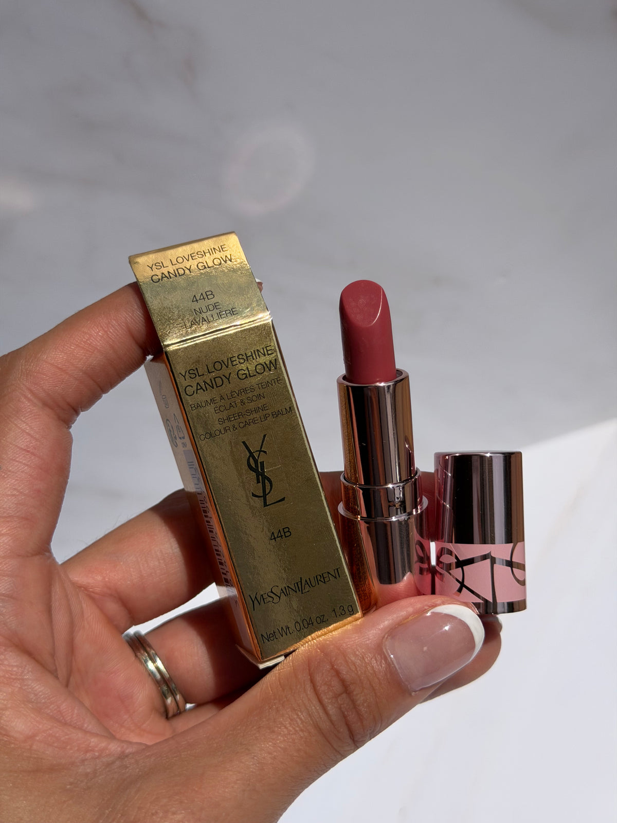 Mini YSL Loveshine Lip Oil Stick Tono- 44 Nude Lavalliere 1.3g