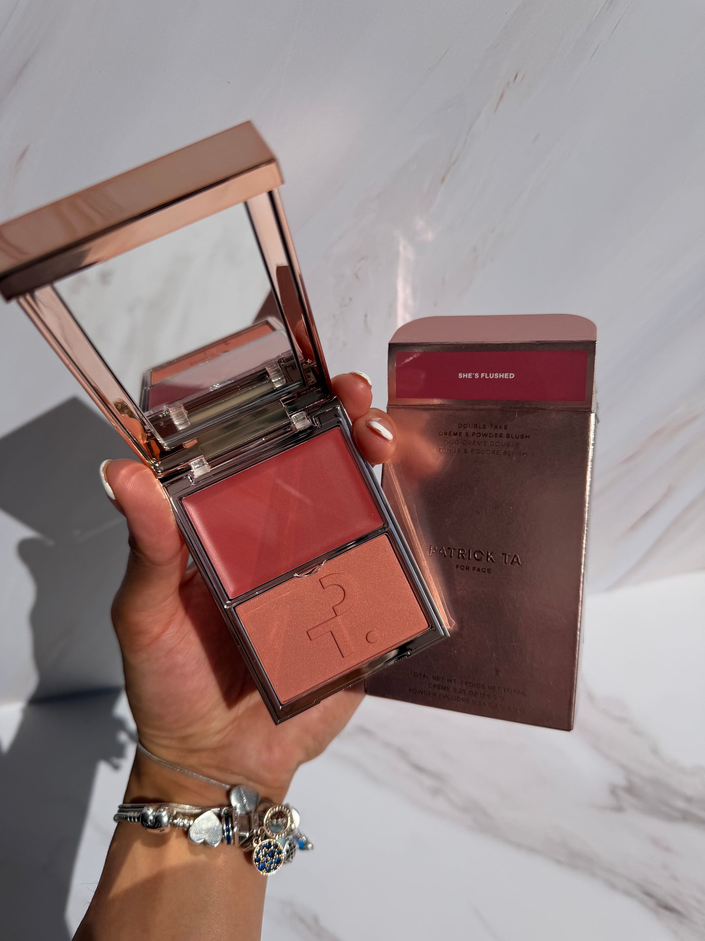 Double Take Crème & Powder Blush Patrick Ta SHE’S FLUSHED