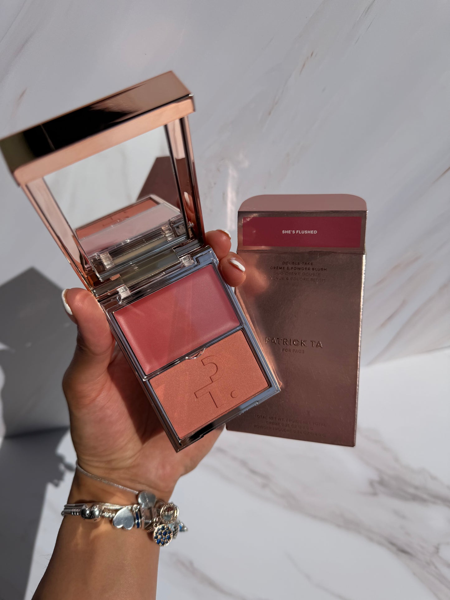 Double Take Crème & Powder Blush Patrick Ta SHE’S FLUSHED
