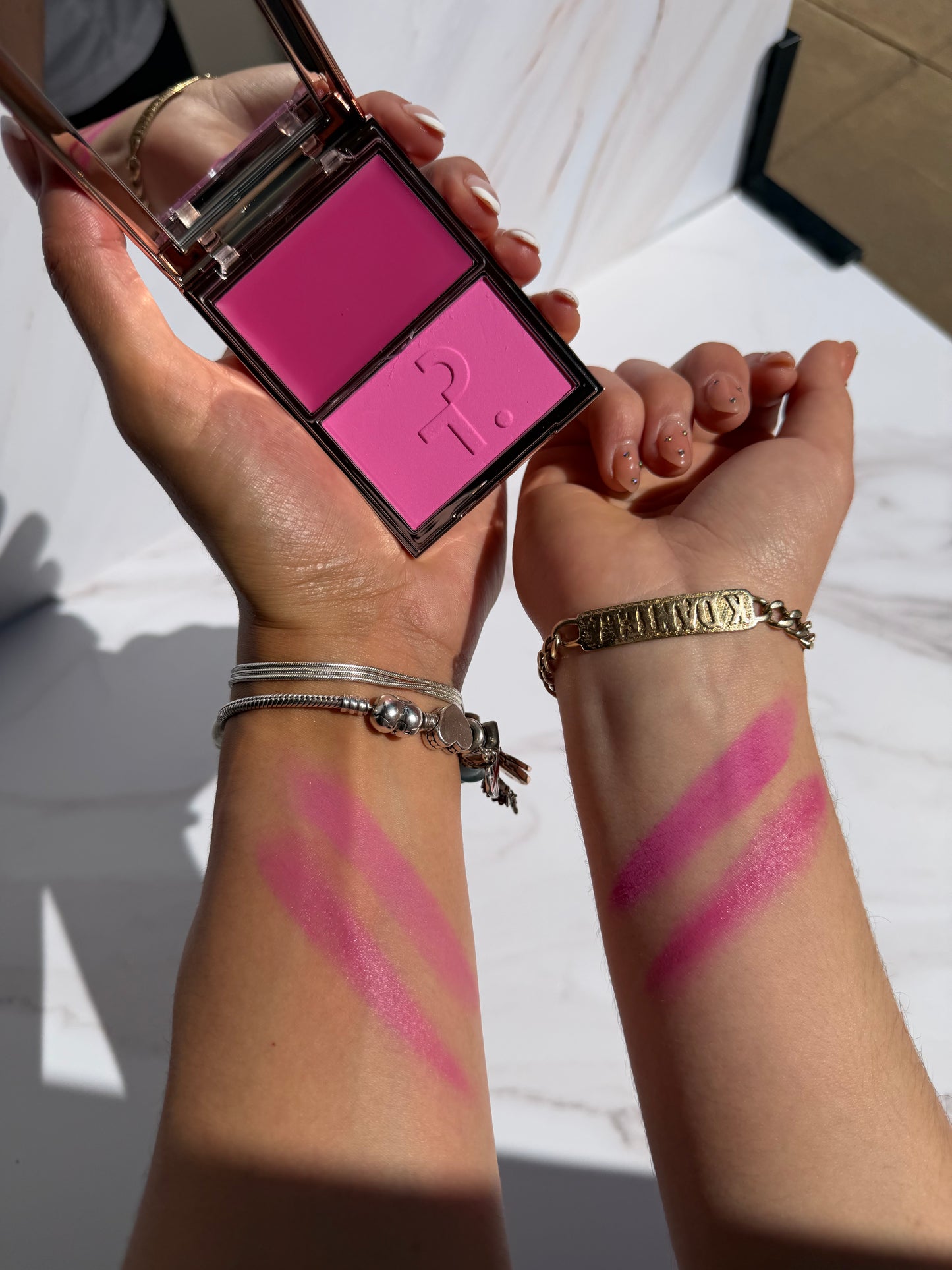 Double Take Crème & Powder Blush Patrick Ta SHE’S GIVING