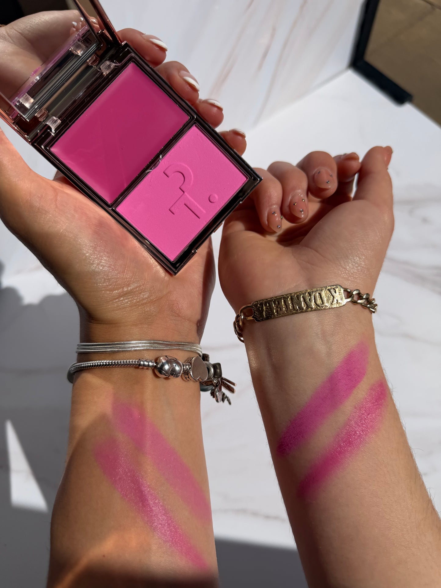 Double Take Crème & Powder Blush Patrick Ta SHE’S GIVING