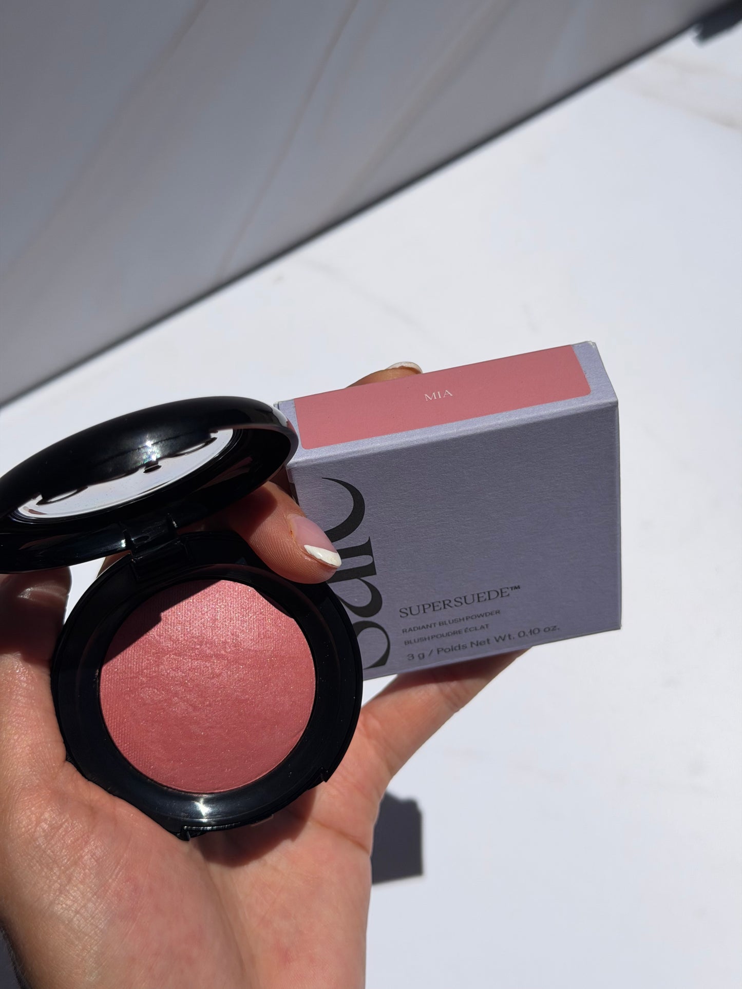 Saie-SuperSuede™ Radiant Talc-Free Baked Powder Blush