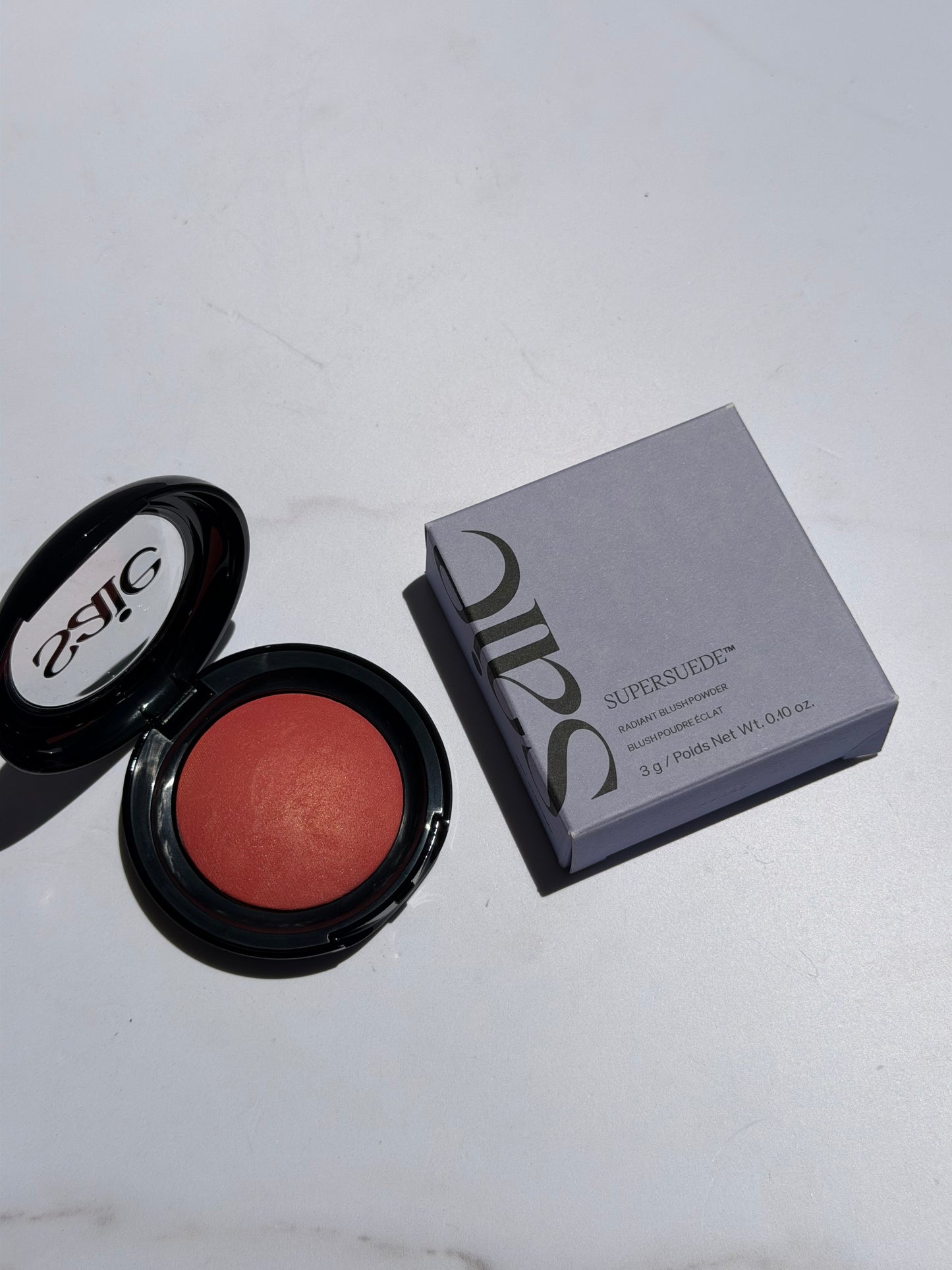 Saie-SuperSuede™ Radiant Talc-Free Baked Powder Blush