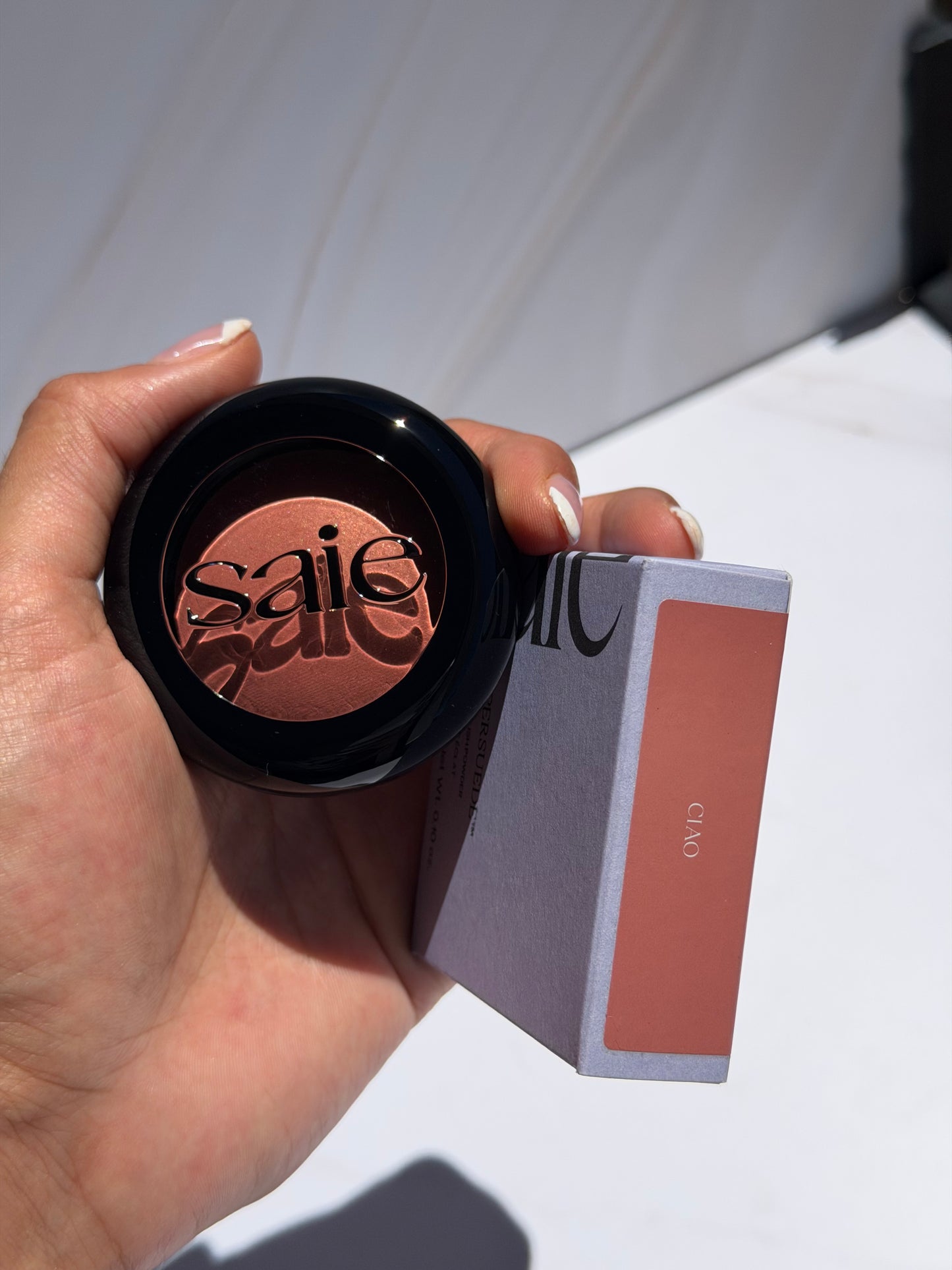 Saie-SuperSuede™ Radiant Talc-Free Baked Powder Blush