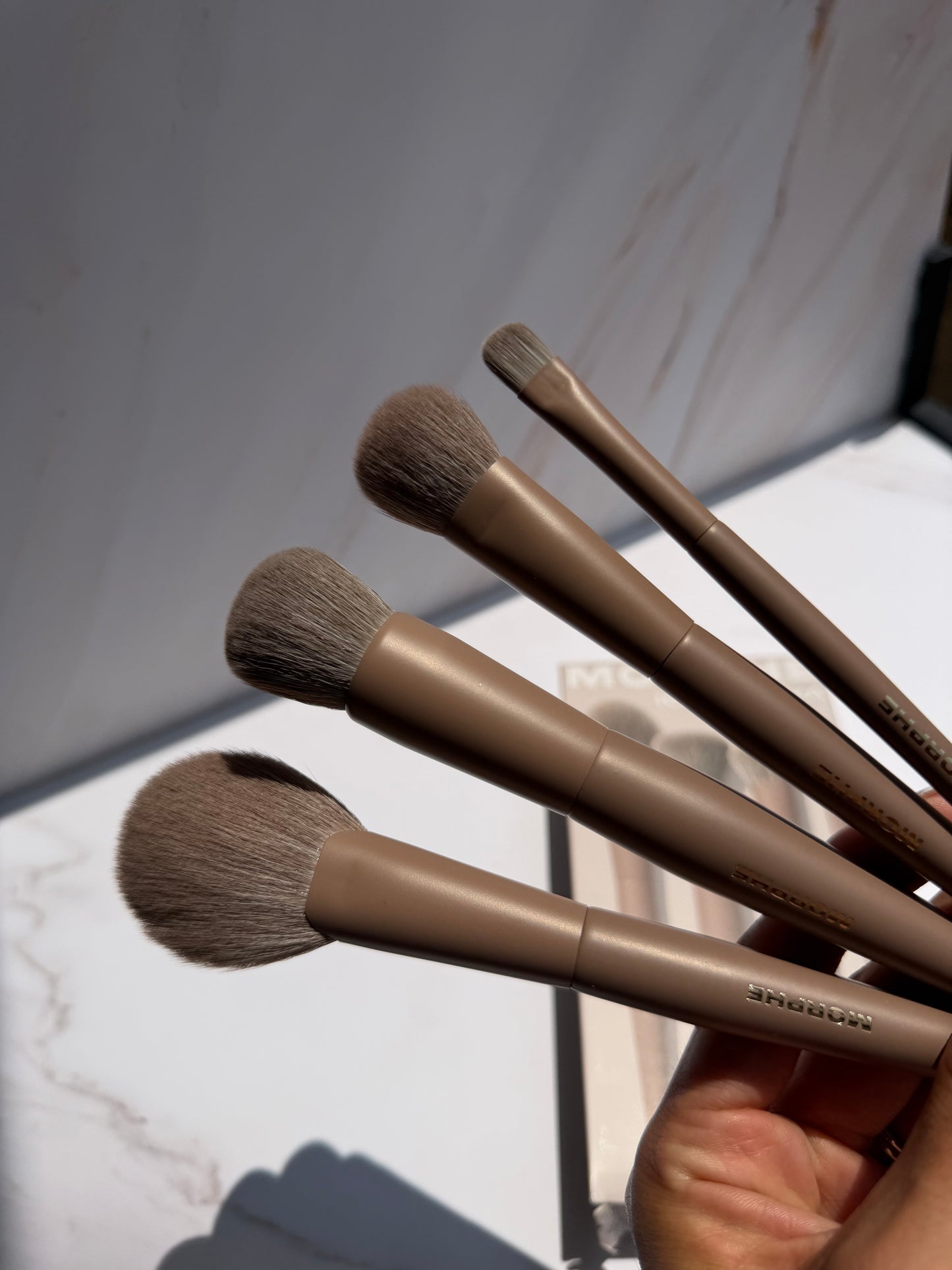 Morphe- Iced Mocha 4-Piece Face Brush Set