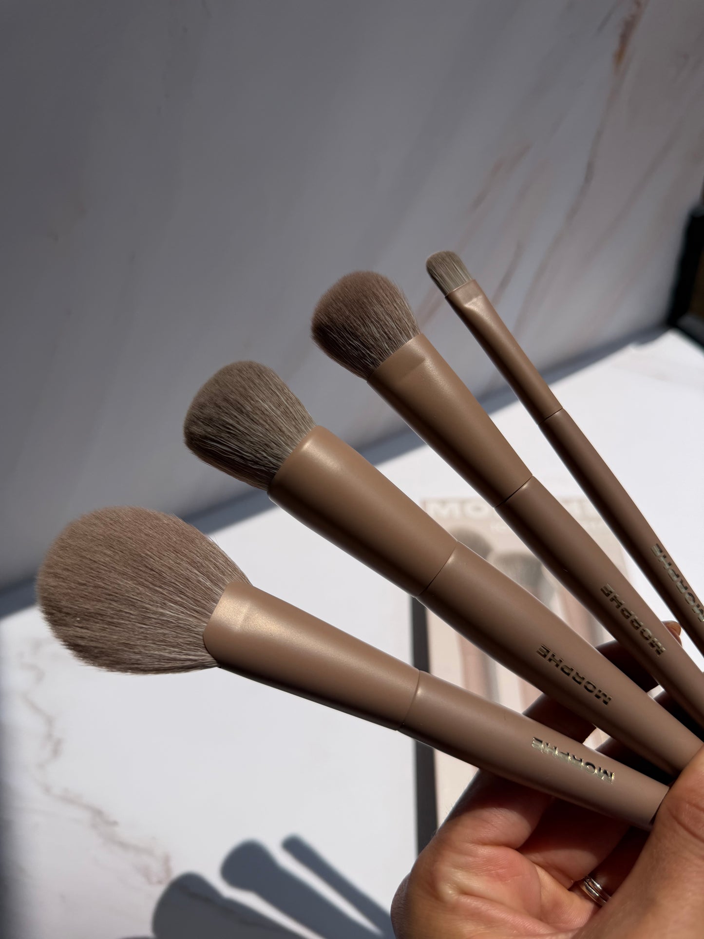 Morphe- Iced Mocha 4-Piece Face Brush Set