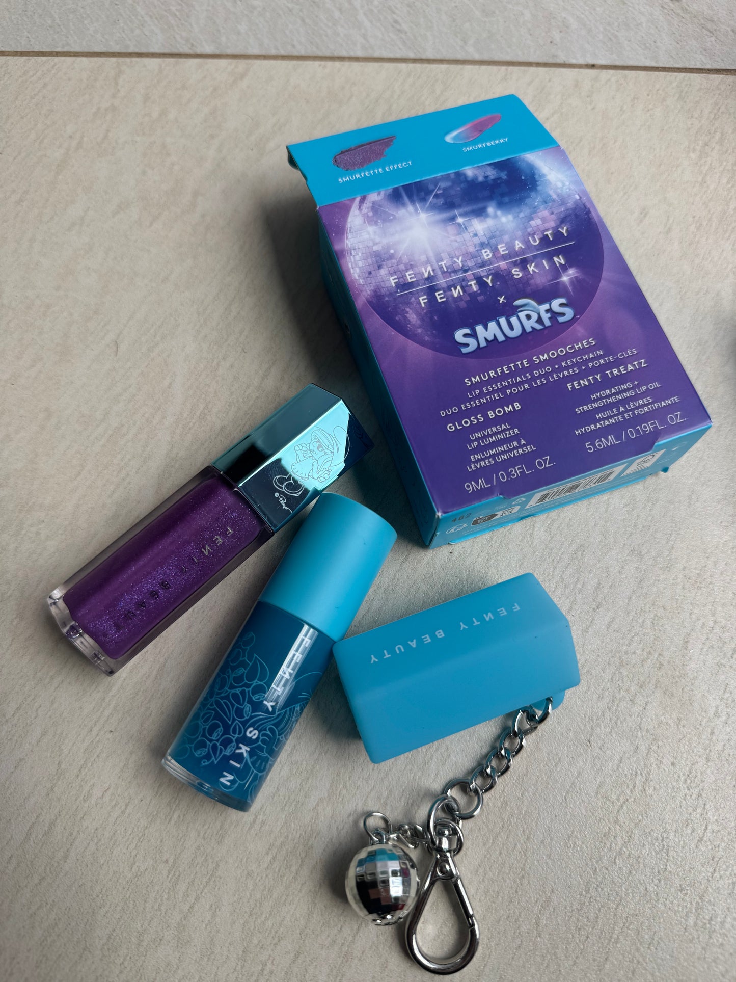 Smurfettes Smooches Lip Essentials Duo Fenty Beauty