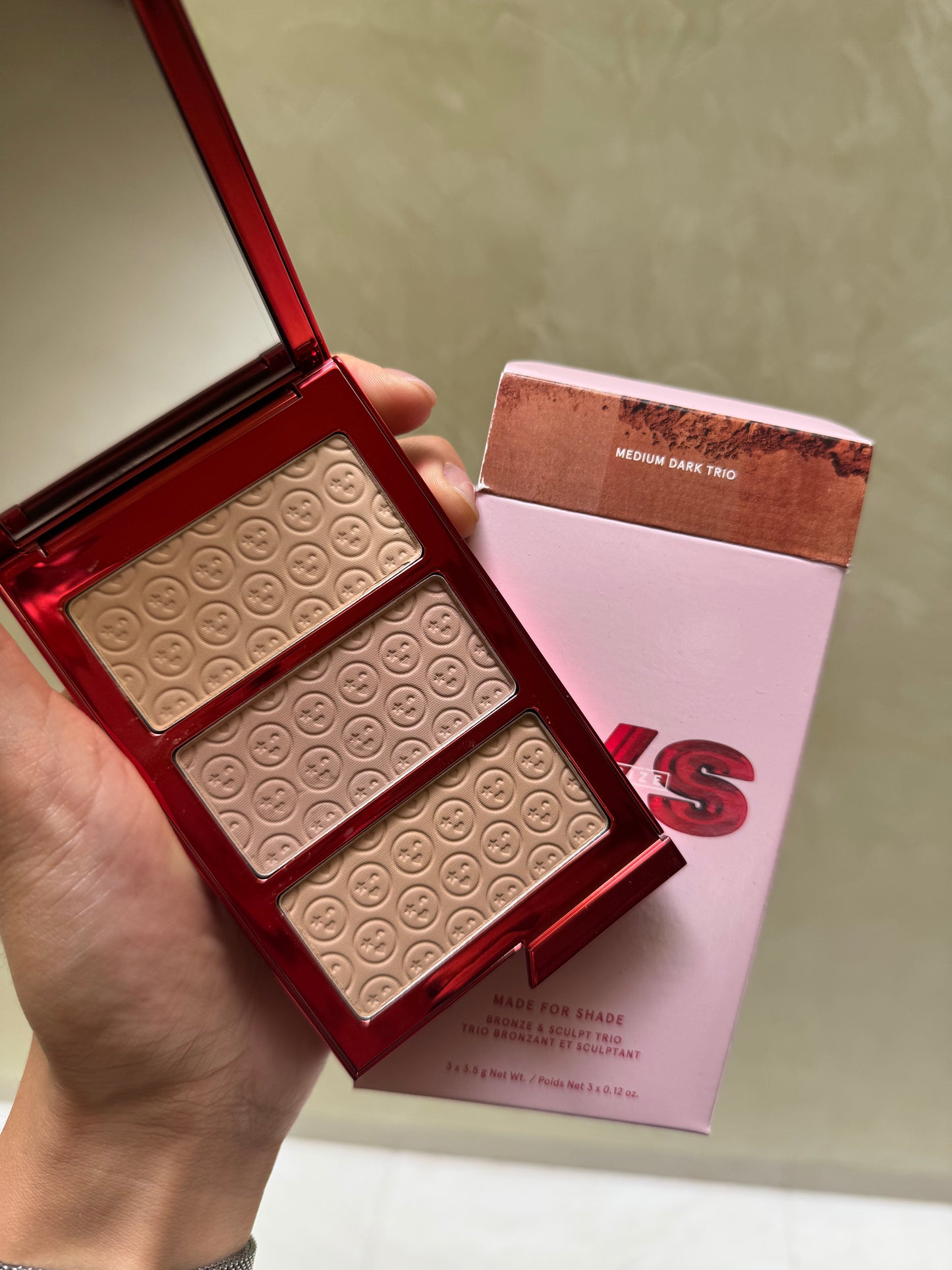 ONE/SIZE by Patrick Starrr Made for Shade Bronze & Sculpt Trio Palette- FAIR