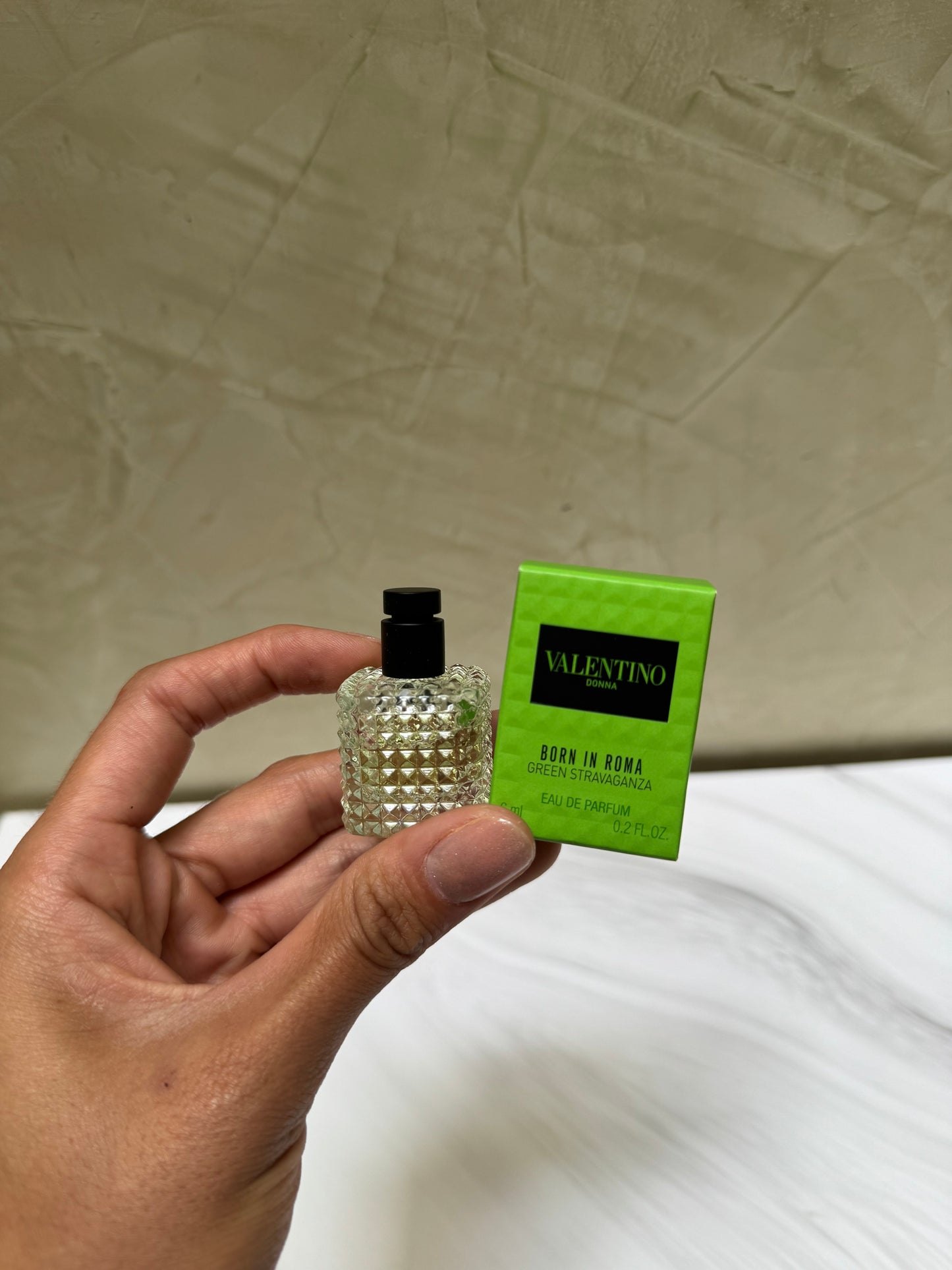 MINI Valentino Donna Born in Roma Green Stravaganza Eau de Parfum with Vanilla & Tea Accord 6ml
