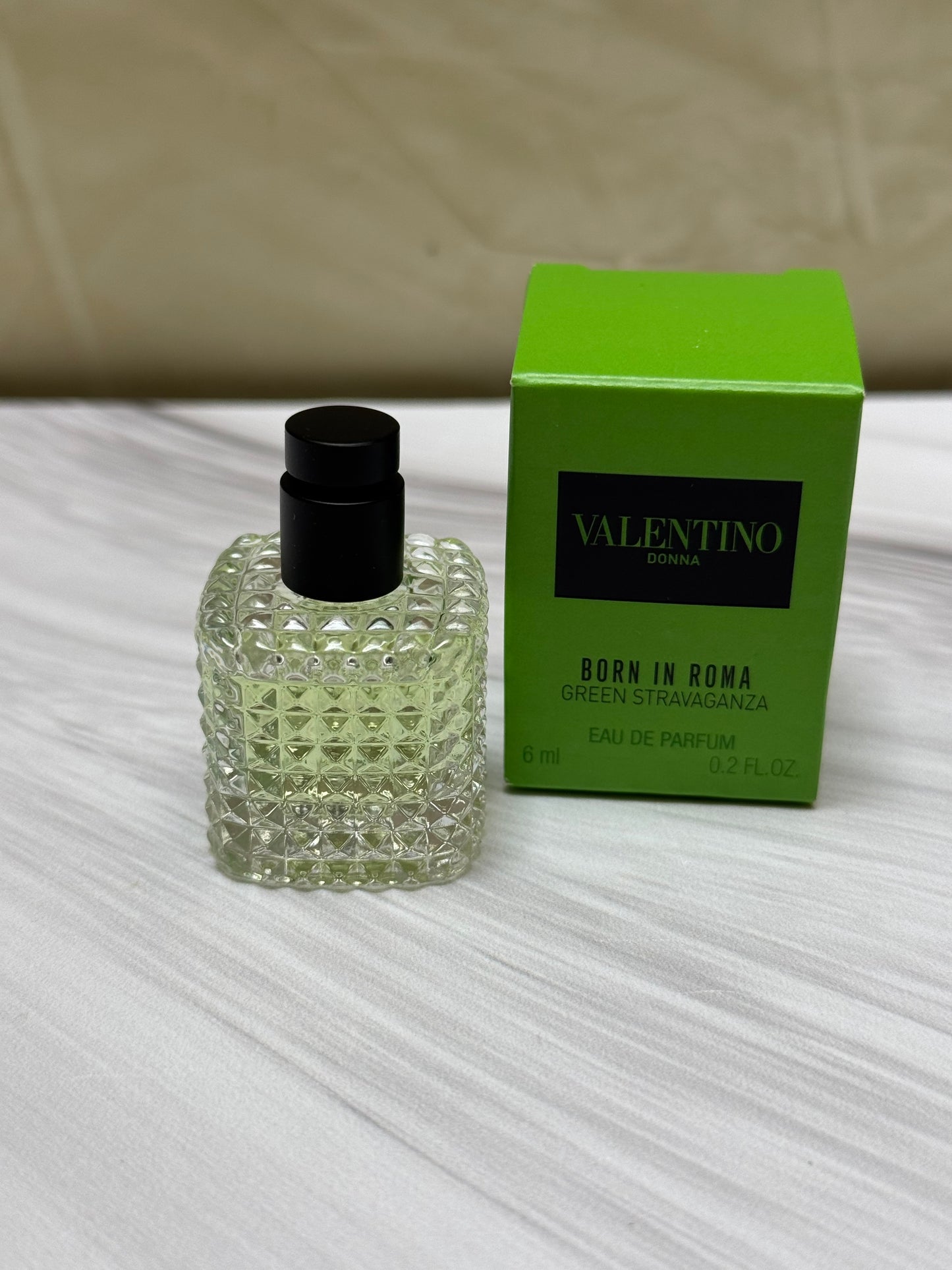 MINI Valentino Donna Born in Roma Green Stravaganza Eau de Parfum with Vanilla & Tea Accord 6ml