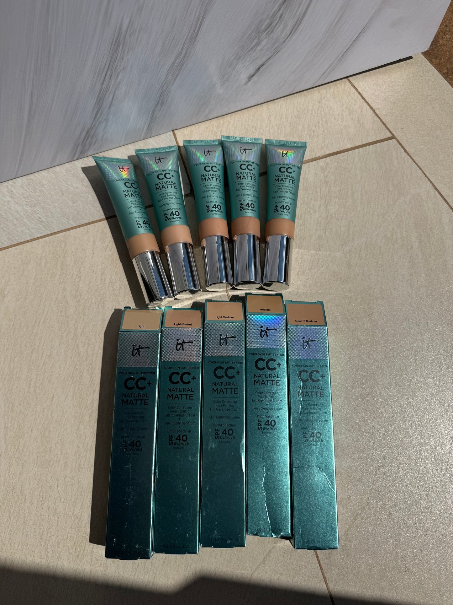 IT Cosmetics CC+ Cream Natural Matte Foundation with SPF 40