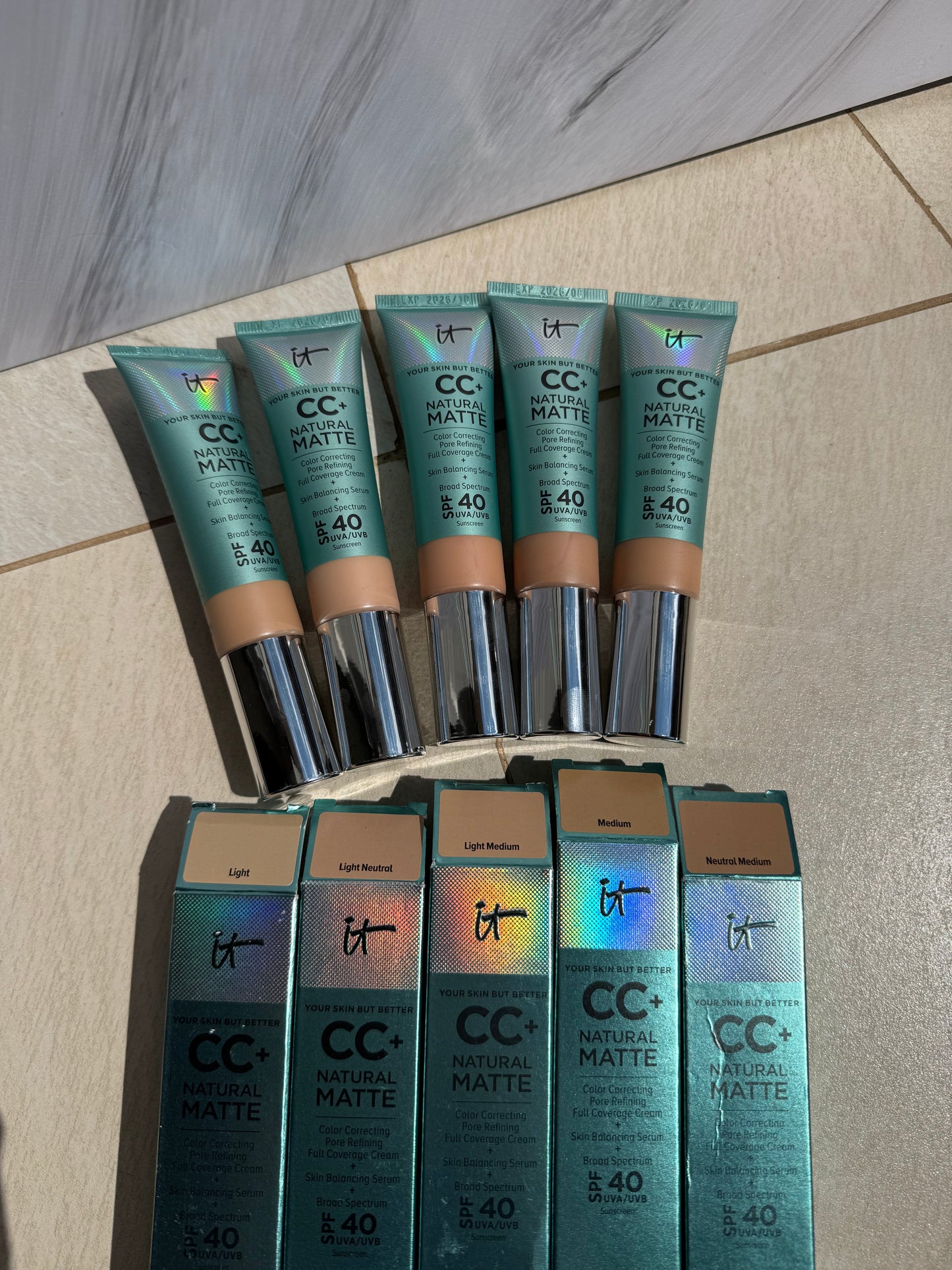 IT Cosmetics CC+ Cream Natural Matte Foundation with SPF 40