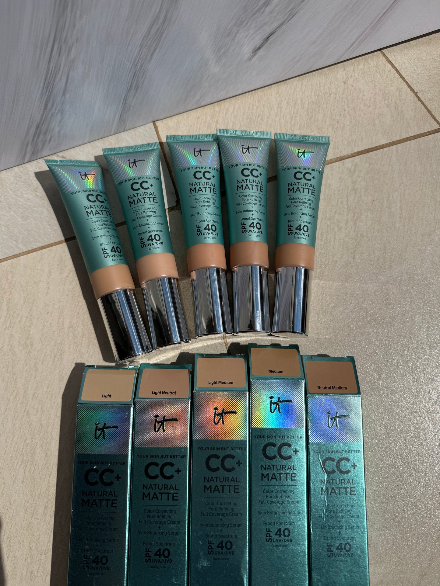 IT Cosmetics CC+ Cream Natural Matte Foundation with SPF 40