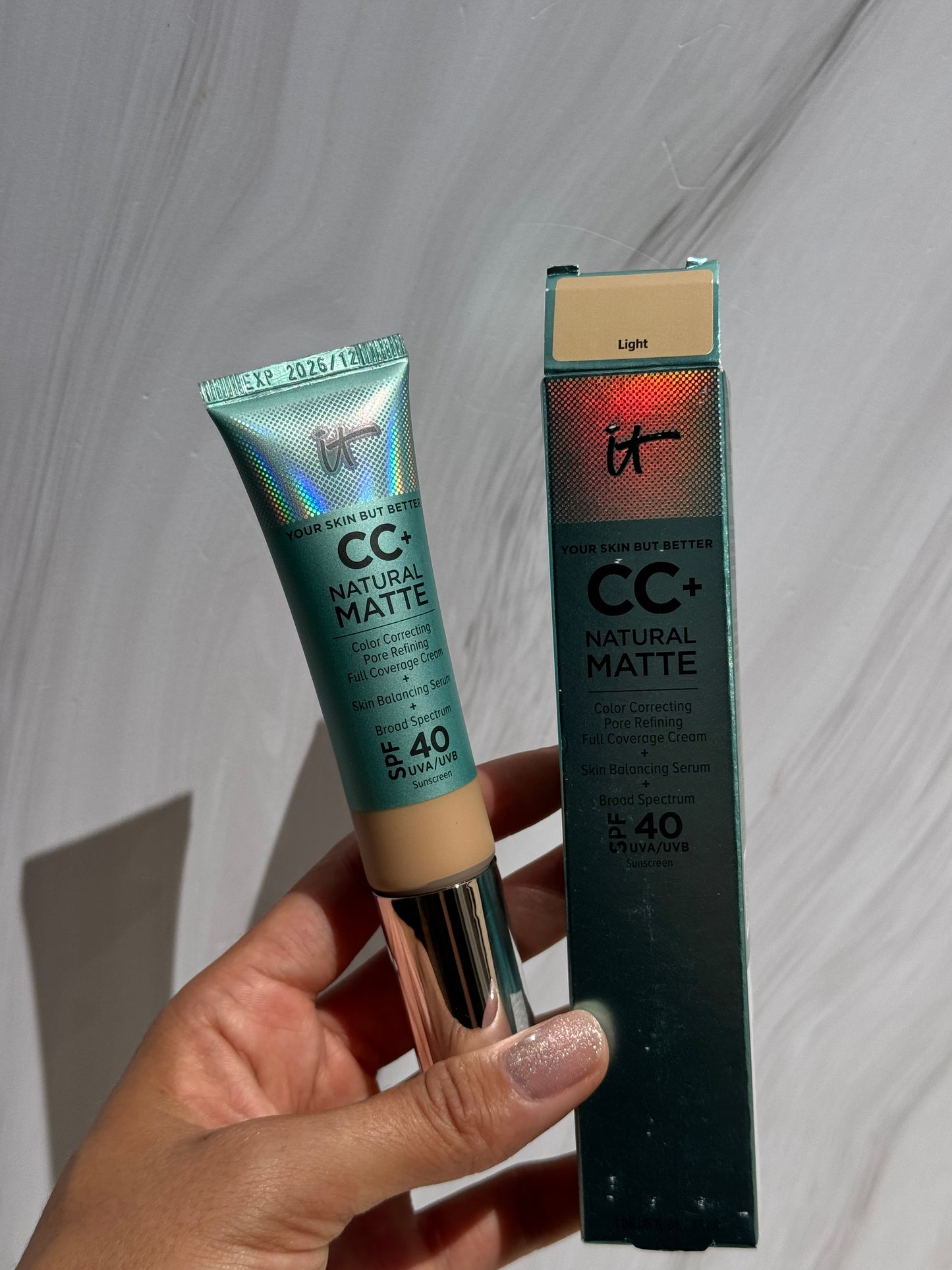 IT Cosmetics CC+ Cream Natural Matte Foundation with SPF 40