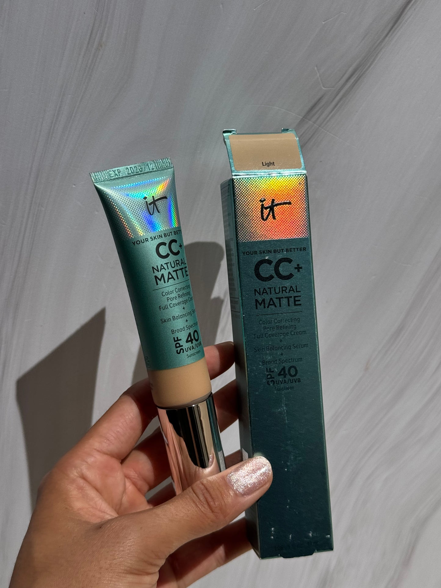 IT Cosmetics CC+ Cream Natural Matte Foundation with SPF 40