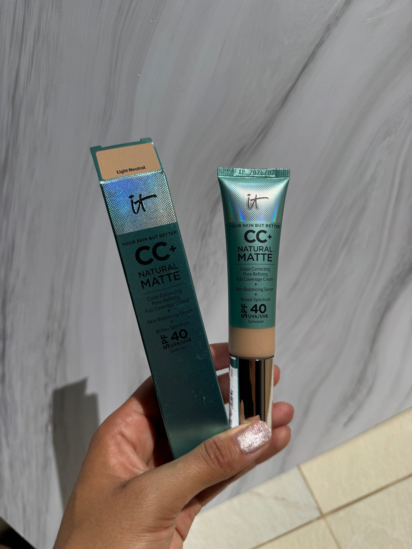 IT Cosmetics CC+ Cream Natural Matte Foundation with SPF 40
