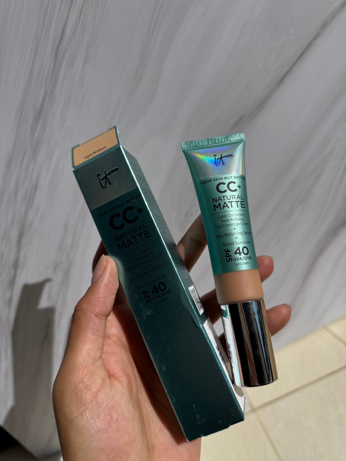 IT Cosmetics CC+ Cream Natural Matte Foundation with SPF 40