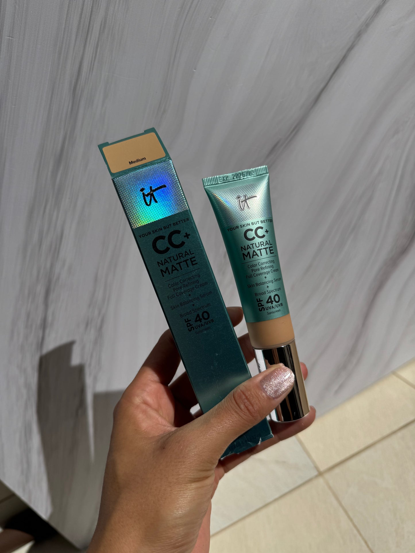 IT Cosmetics CC+ Cream Natural Matte Foundation with SPF 40