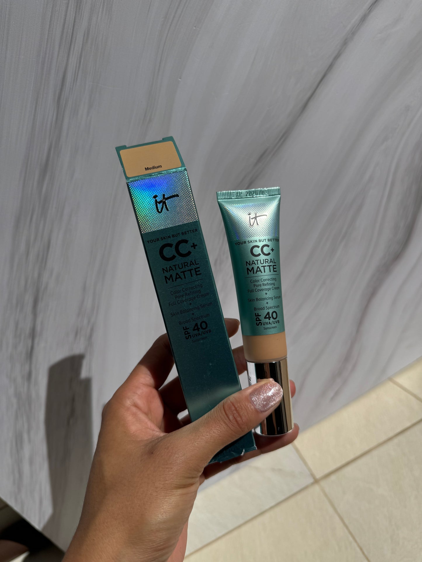 IT Cosmetics CC+ Cream Natural Matte Foundation with SPF 40