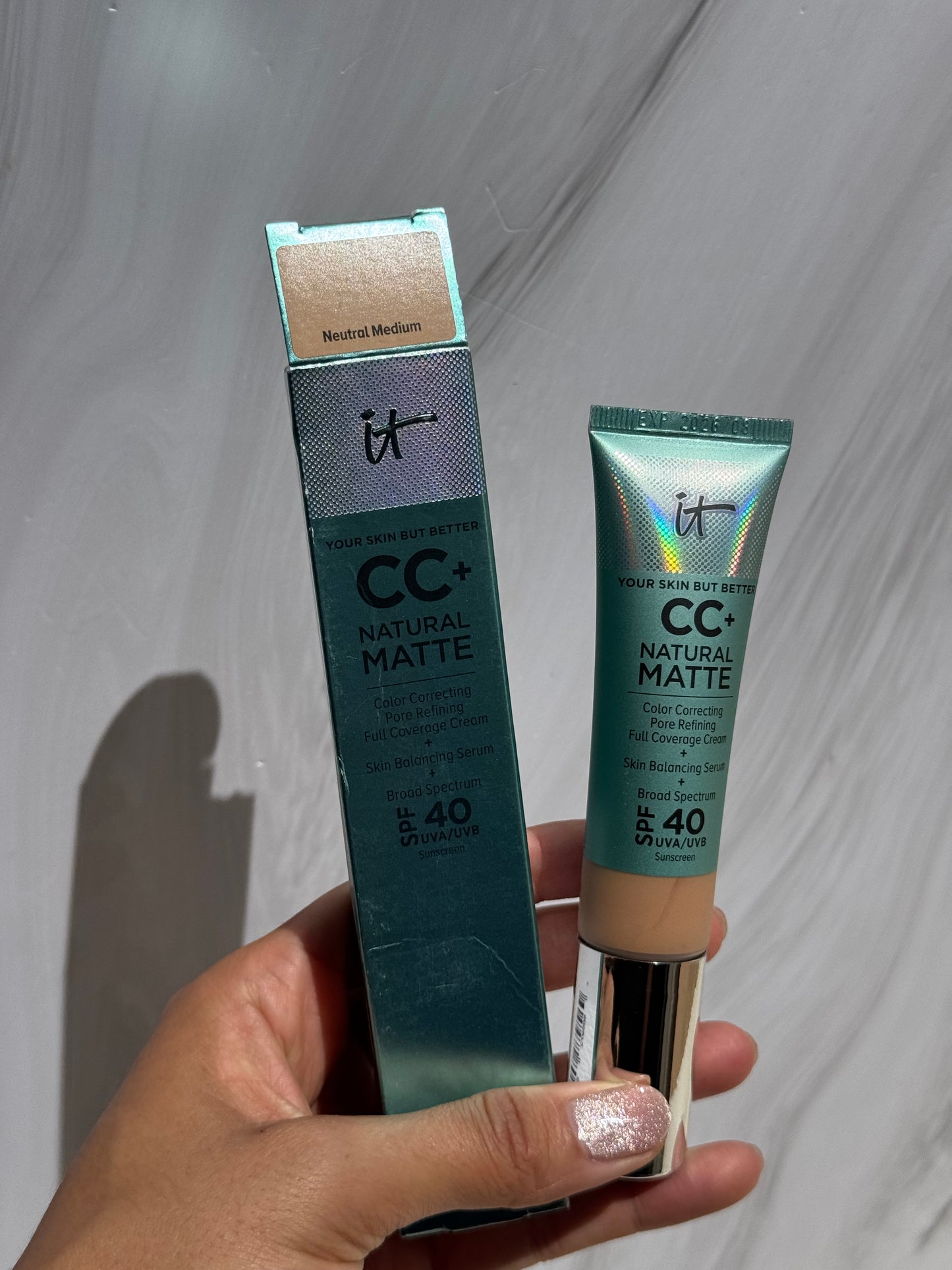 IT Cosmetics CC+ Cream Natural Matte Foundation with SPF 40