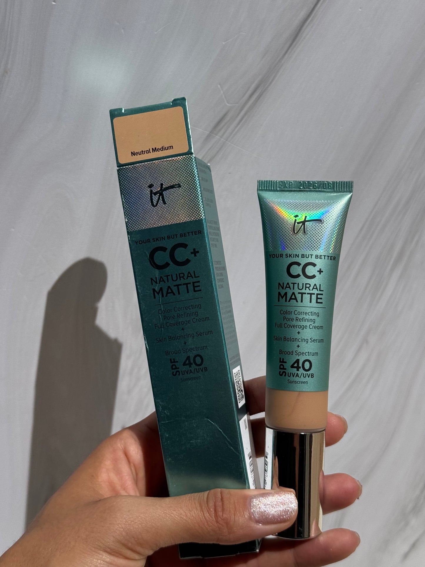 IT Cosmetics CC+ Cream Natural Matte Foundation with SPF 40