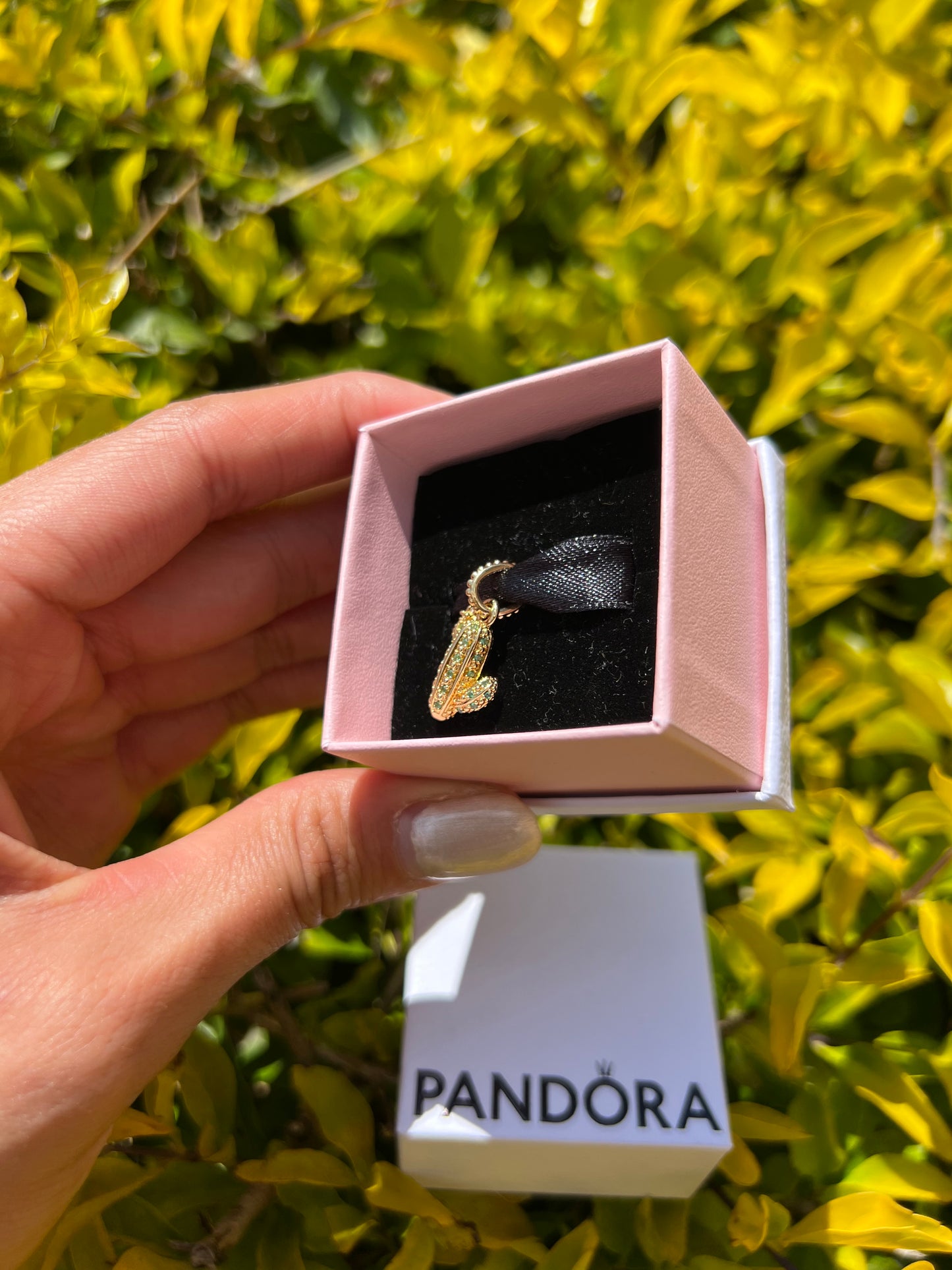 Charm cactus oro amarillo PANDORA ESPAÑA