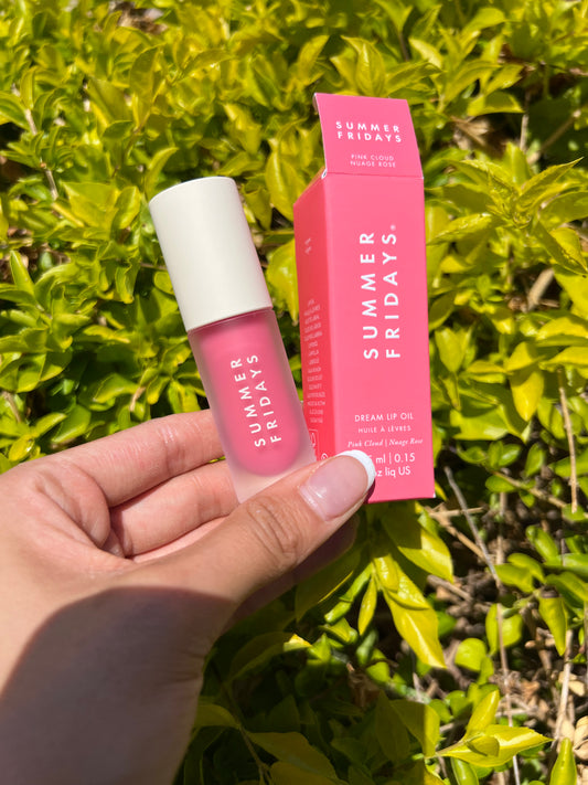 Dream Lip Oil for Moisturizing Sheer Coverage SUMMER FRIDAYS - Pink Cloud