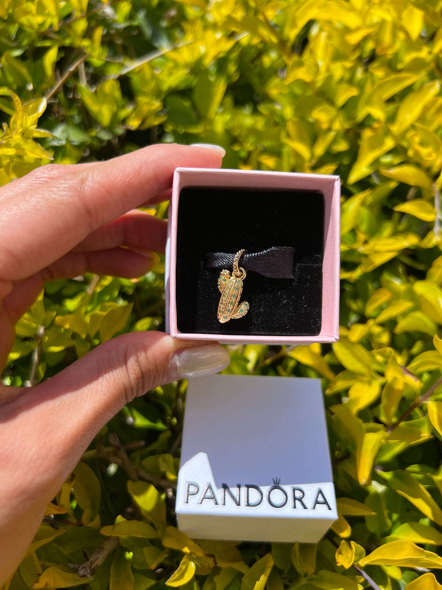 Charm cactus oro amarillo PANDORA ESPAÑA